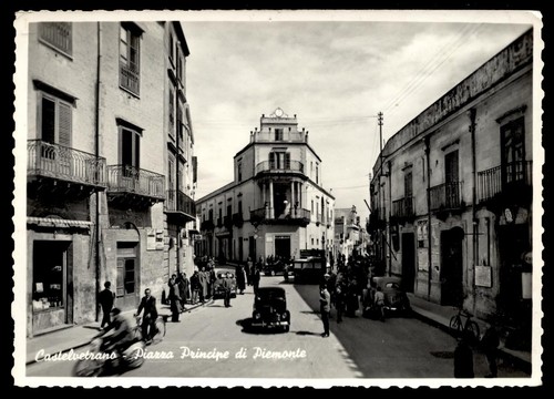 Cartolina castelvetrano piazza - castelvetrano,