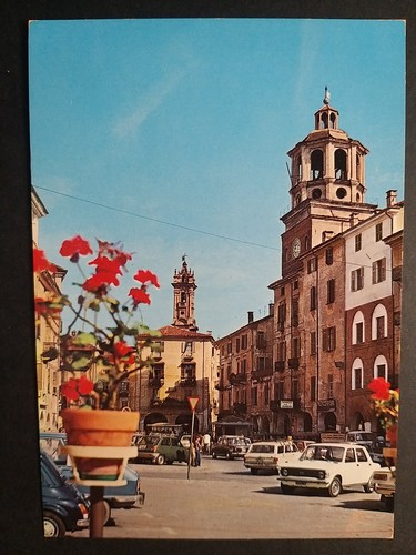Savigliano piazza s - (cuneo).,