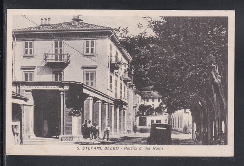 Cartolina stefano belbo - s.,